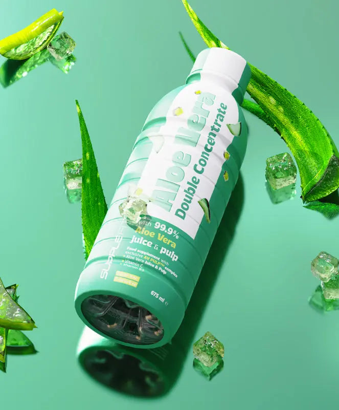 ALOE VERA, Blattsaft & Blattmark (99,9%) - 675 ml - INTB060