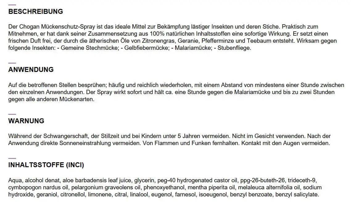 Mückenschutz-Spray - 150ml - AZ