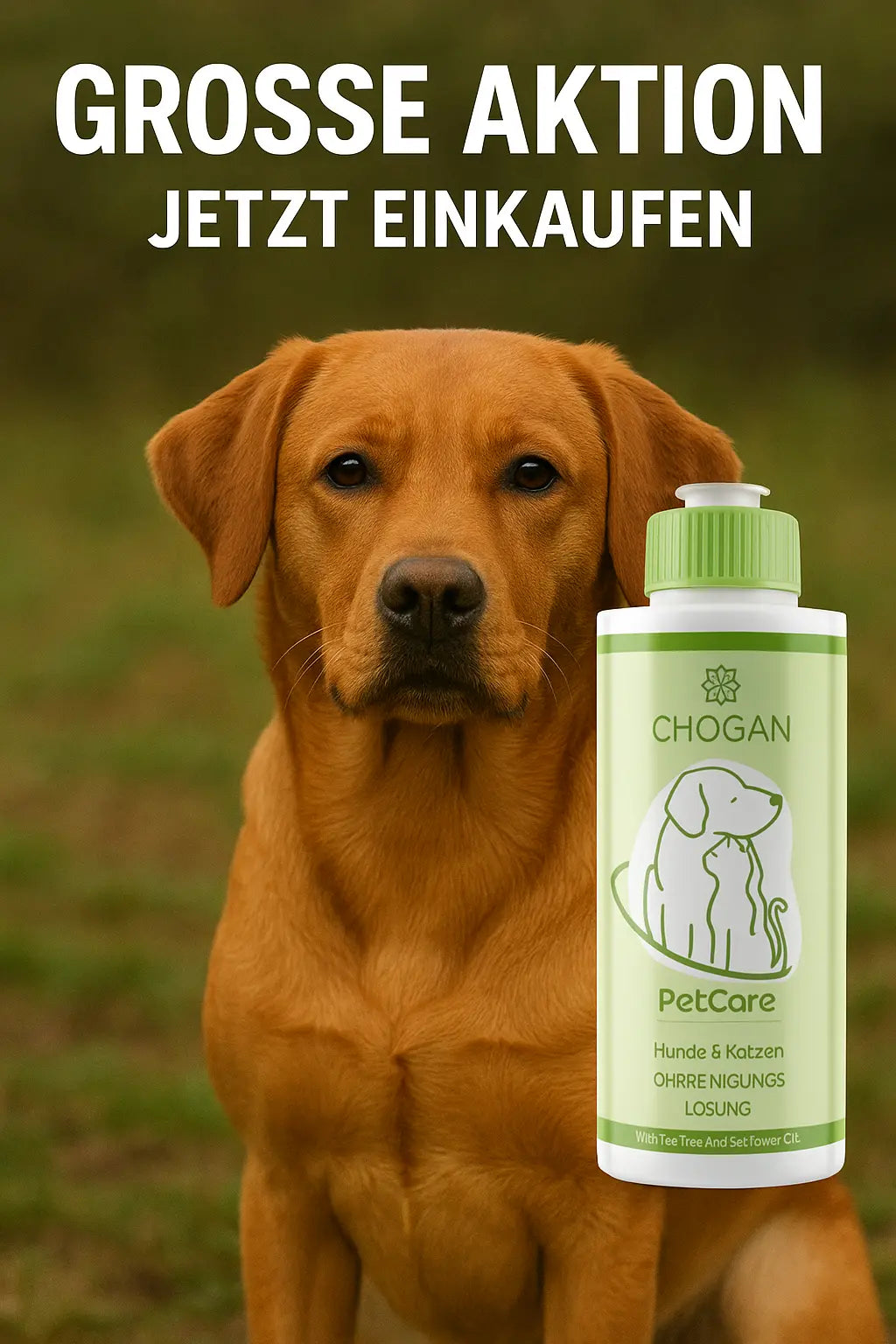 Ohrenreiniger für Hunde und Katzen - AN03