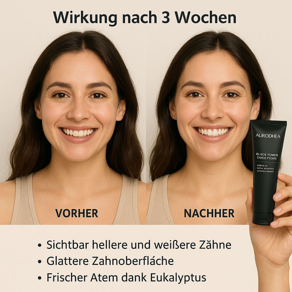 Aktivkohle-Zahnpasta Black Power - BLK02B