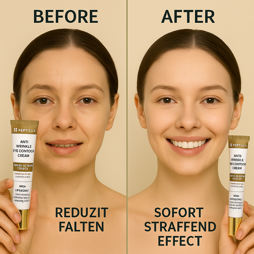 Peptilux – Anti-Falten Augencreme „Shock Action"-Effekt mit LIPHASYN™ - 20 ml - LUX001