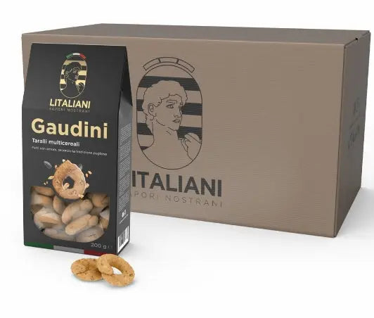 Gaudini – 24 Packungen Mehrkorn-Taralli 4800 g