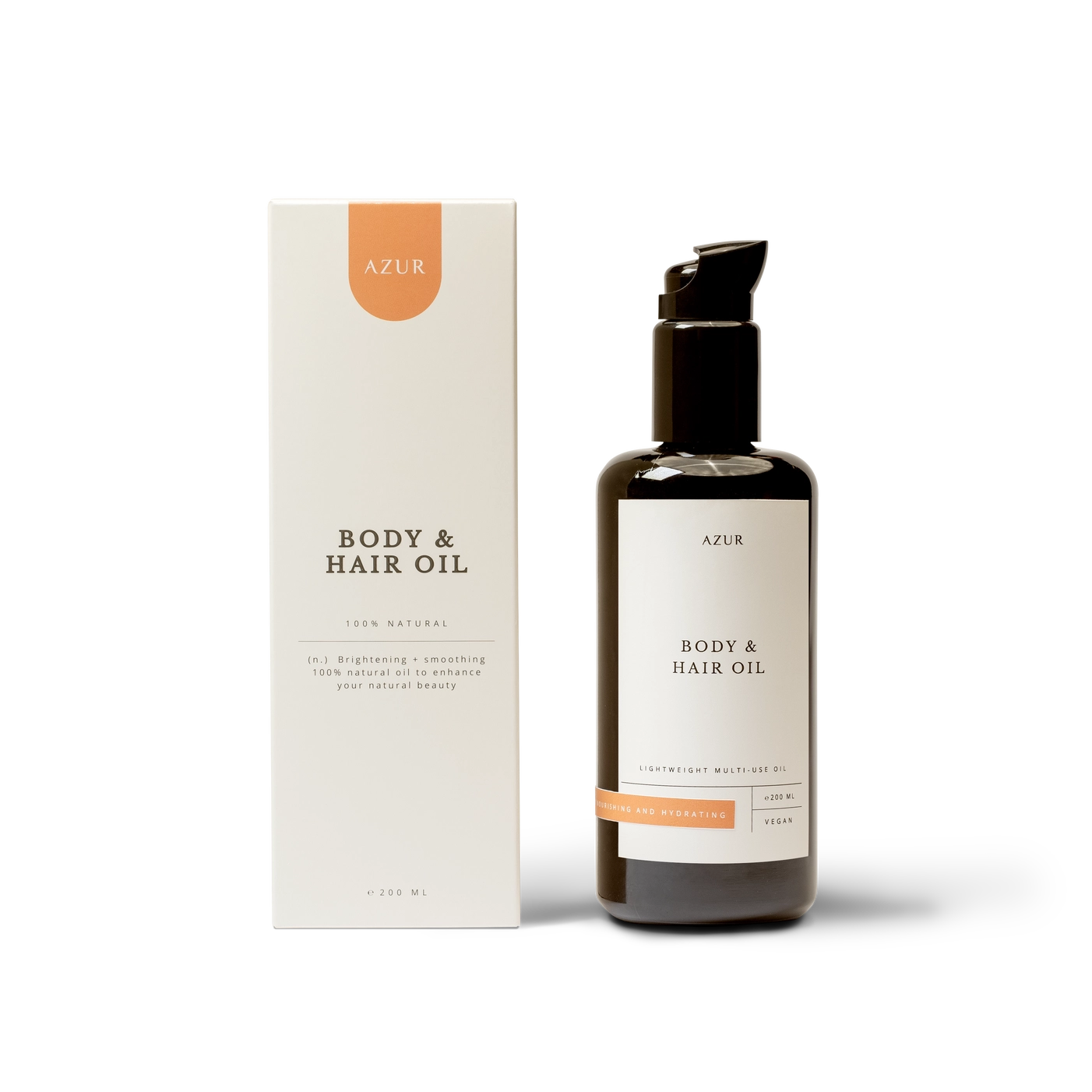 Körper- und Haaröl 100% natürlich Squalan - 200ML