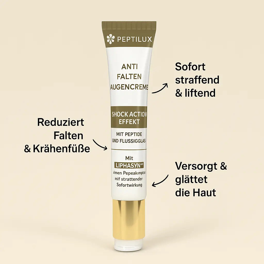 Peptilux – Anti-Falten Augencreme Shock Action & quot -Effekt mit LIPHASYN™ - 20 ml - LUX001