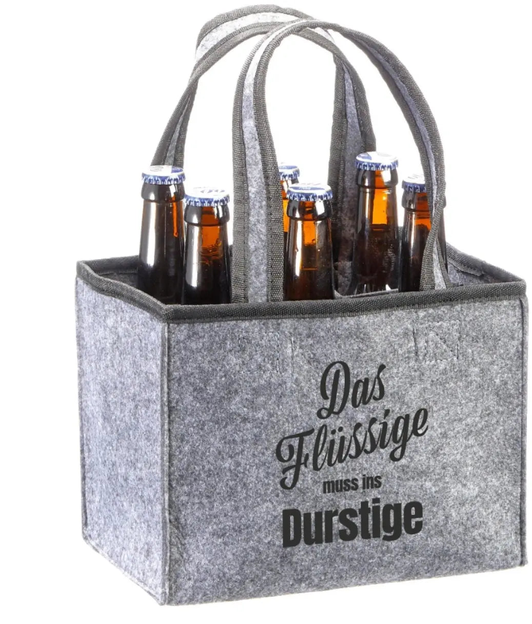 Biertasche für 6 Flaschen – Praktisch & Robust