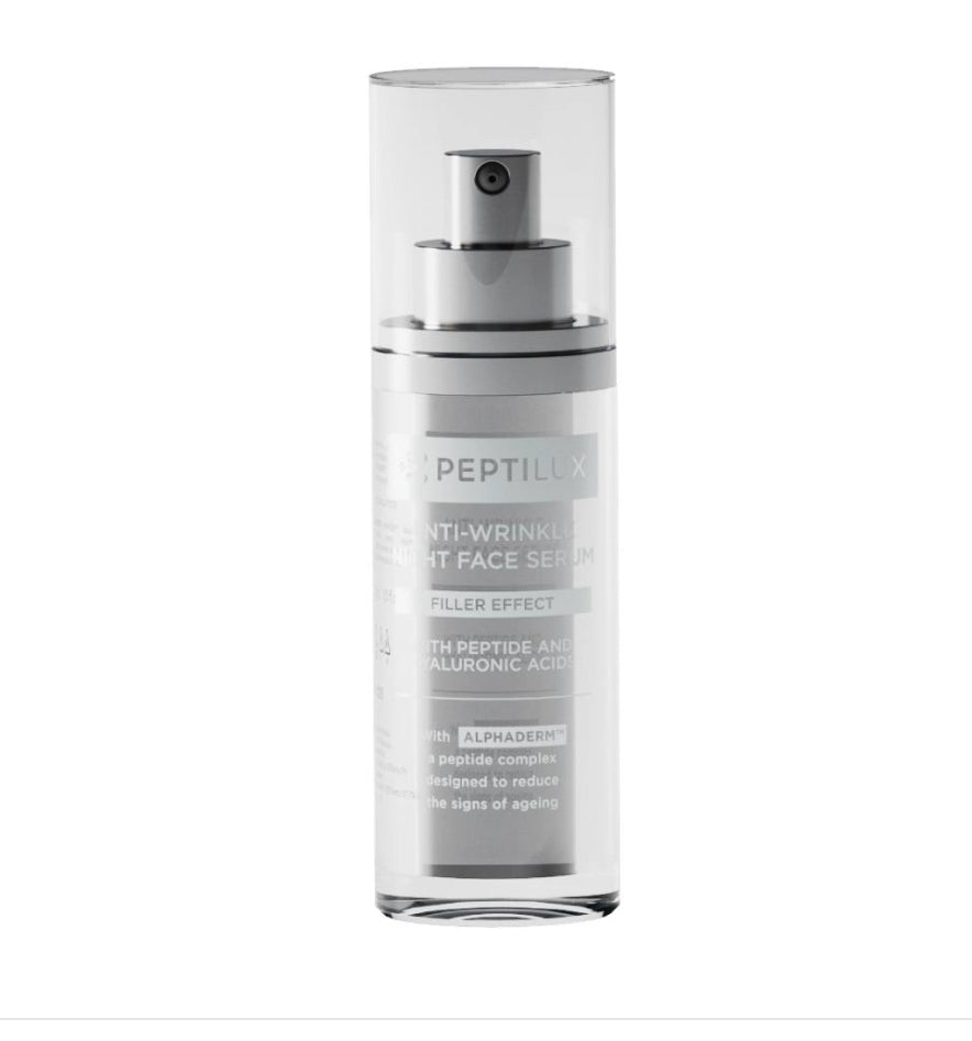 Peptilux – Anti-Falten-Nachtserum „Filler-Effekt' mit ALPHADERM™ - 30 ml - LUX005