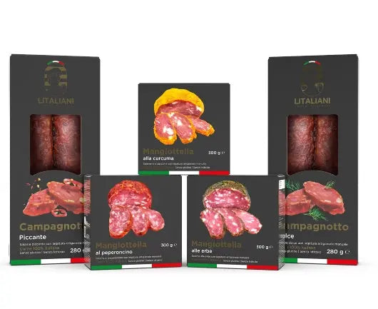 TASTY MIX – Vorteilspack mit 5 Packungen italienischer Salami