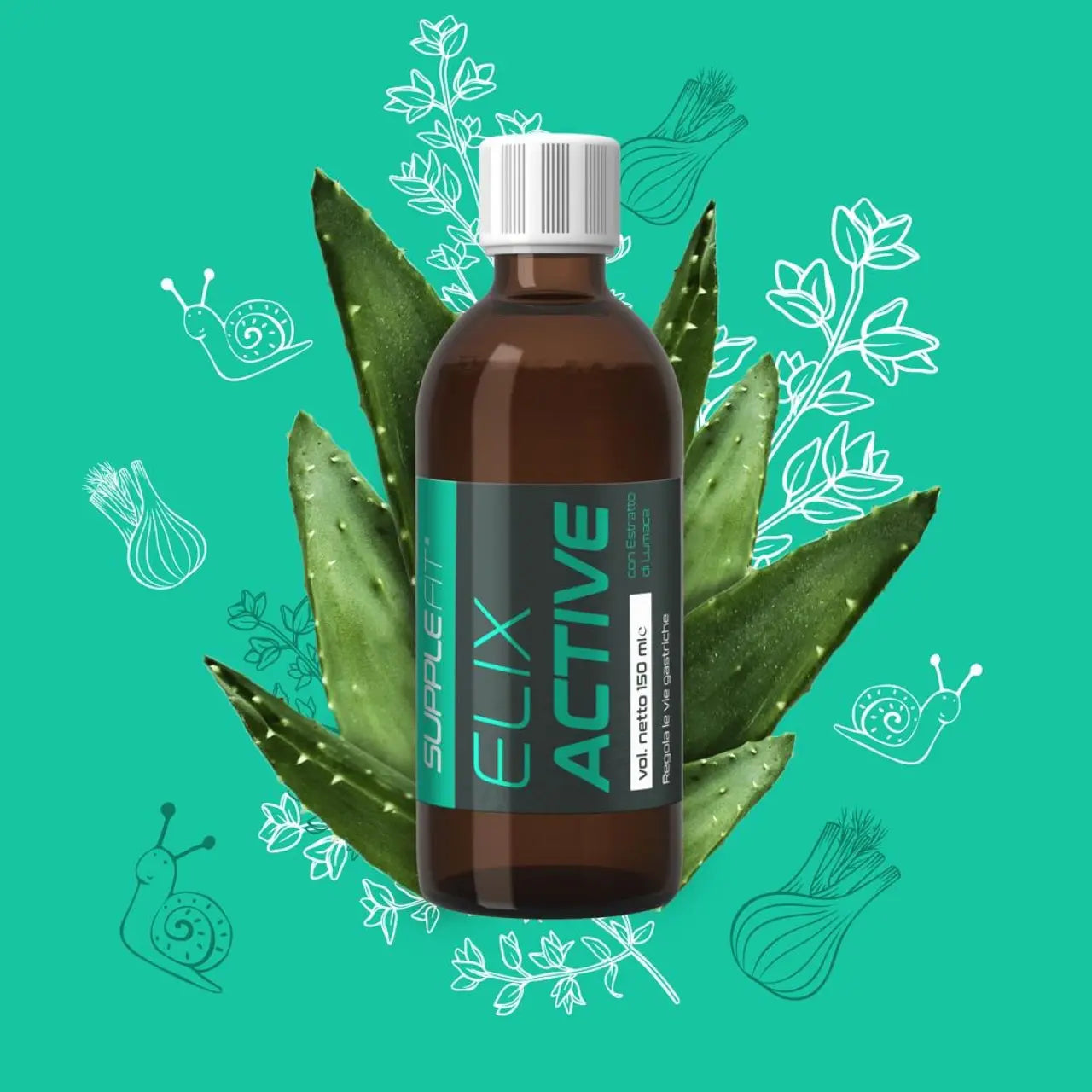 ELIX ACTIVE mit Schneckenextrakt – Regeneration, 150 ml | INTB013