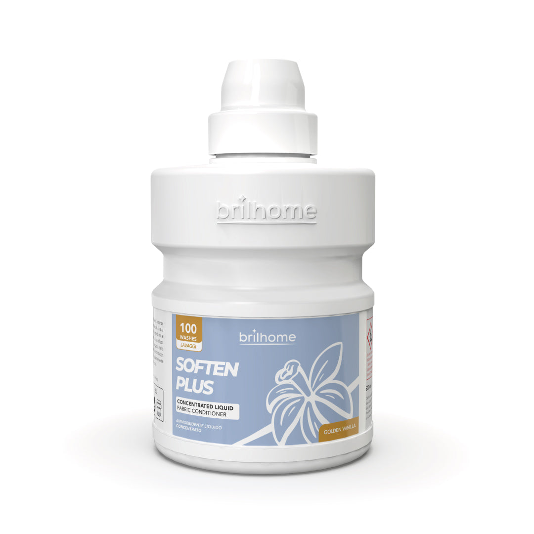 Soften Plus goldene Vanille & quot; – Konzentrierter Flüssiger Weichspüler (VEGAN) 500 ml - BH0016
